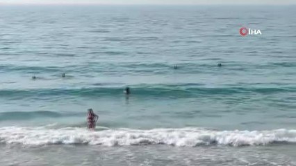 Kuşadası'nda yazı aratmayan görüntüler