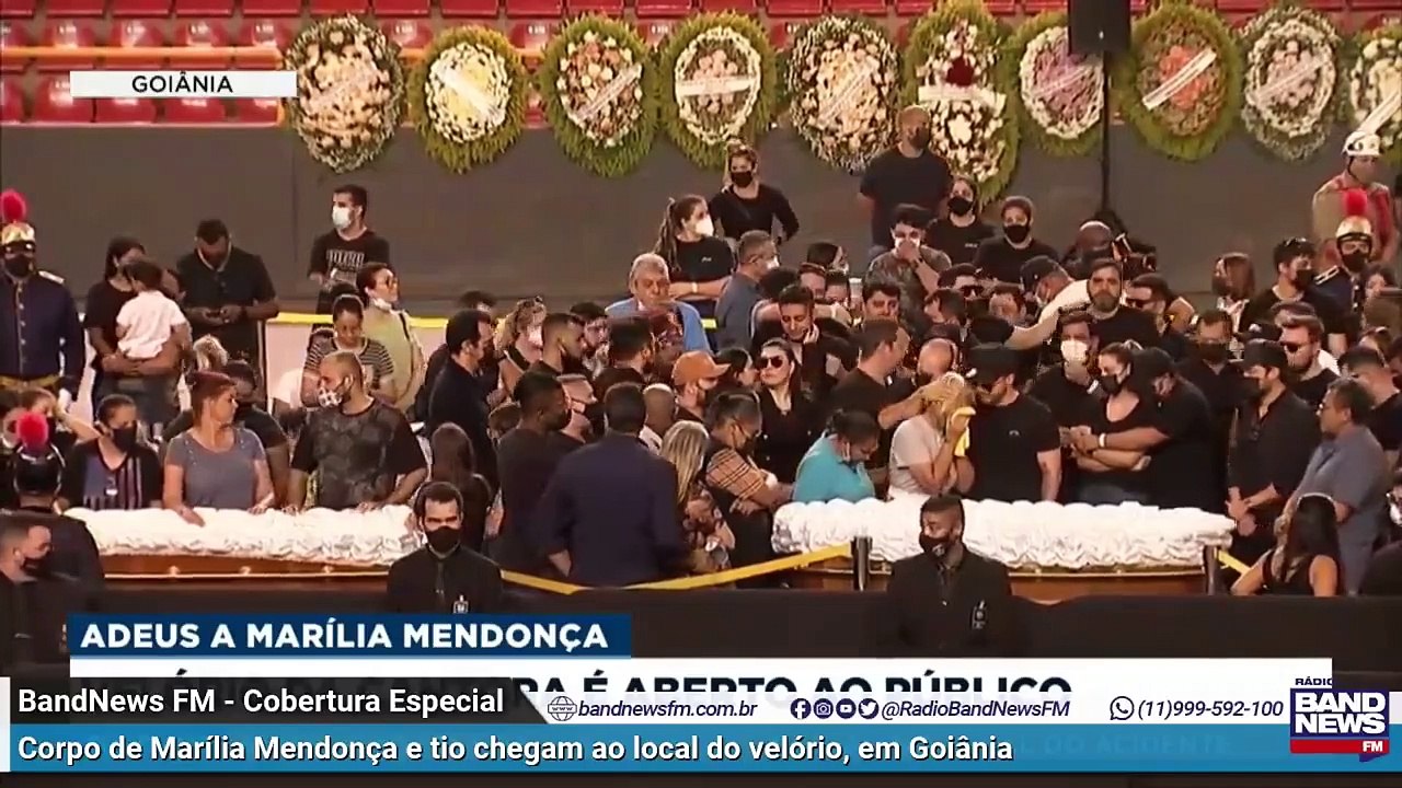 Marília Mendonça_ Acompanhe imagens do velório da cantora
