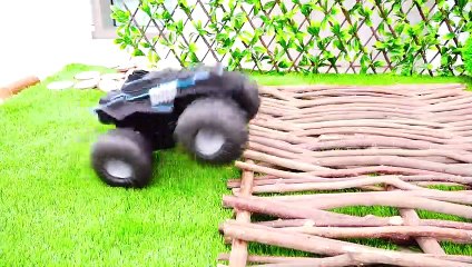 Vlad and Niki save Batcave and play with Batmobile RC  - Toy story for children