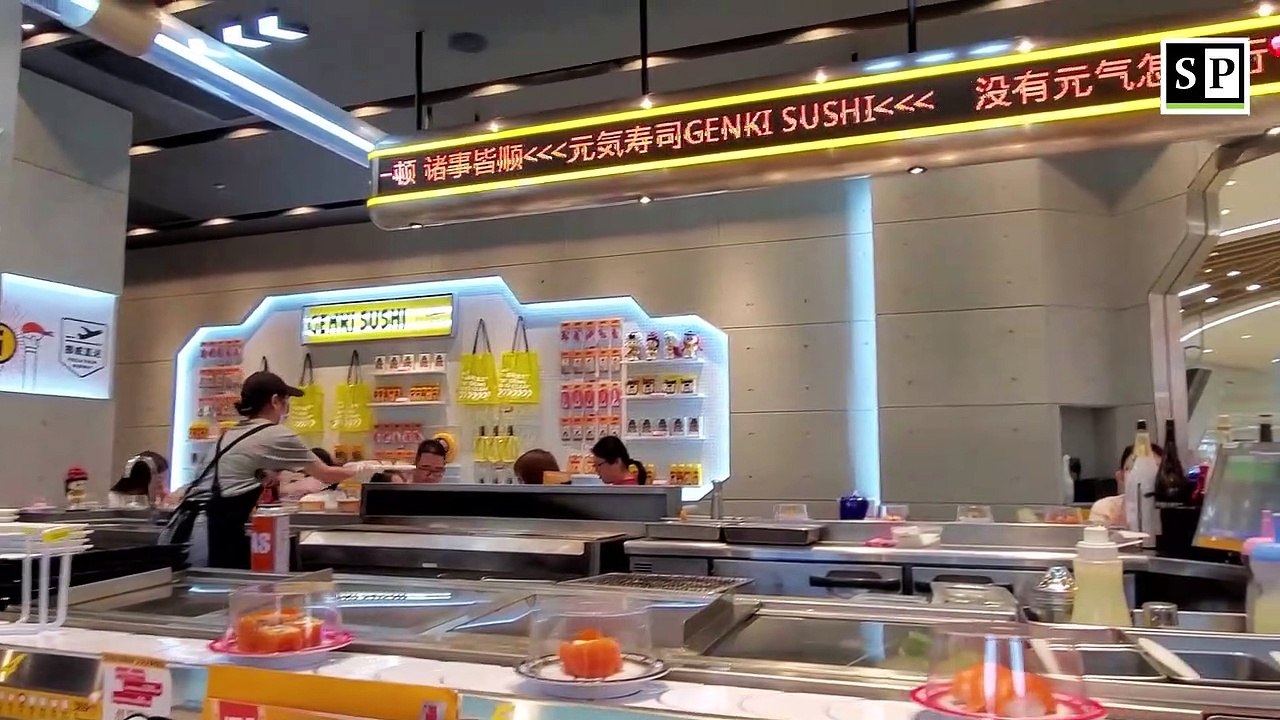 Japanese food: Genki Sushi in Shenzhen