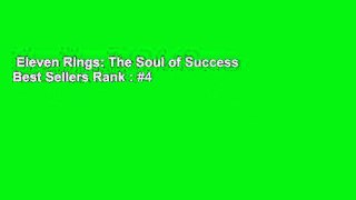 Eleven Rings: The Soul of Success  Best Sellers Rank : #4