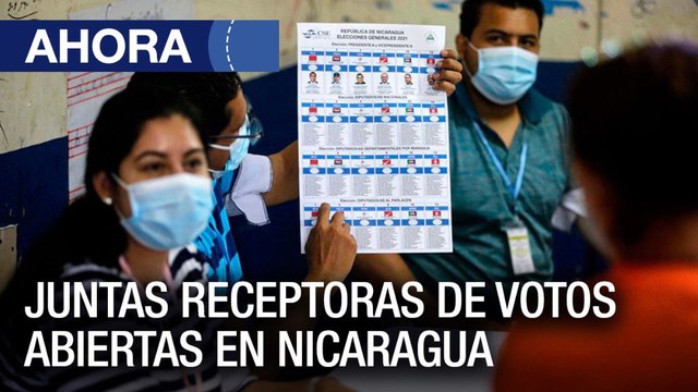 Juntas receptoras de votos abiertas desde temprano en #Nicaragua - #11Nov - Ahora
