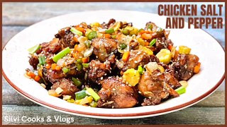 Chicken Salt and Pepper _ Chicken Recipe _Chicken recipes for dinner_Chicken recipes dry_Silvi Cooks