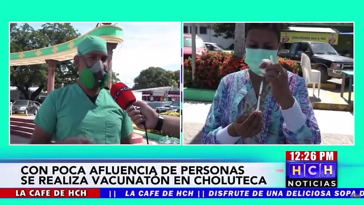 Poca afluencia de personas que asisten al Vacunatón en Catacamas