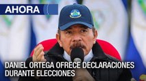 Daniel Ortega ofrece declaraciones durante proceso electoral en #Nicaragua - #11Nov - Ahora