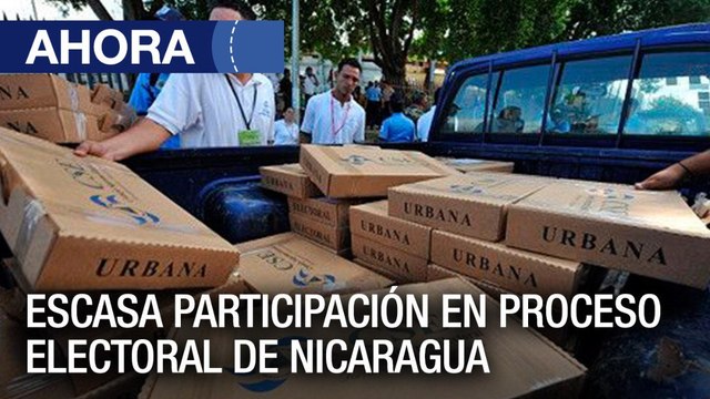 Escasa participación en proceso electoral de #Nicaragua - #11Nov - Ahora