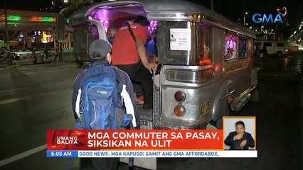 Mga commuter sa Pasay, siksikan na ulit | UB