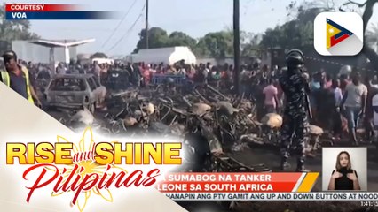 92 patay sa sumabog na tanker sa Sierra Leone sa South Africa