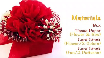 DIY Creative Centerpiece ＊Beautiful Paper Flower Bouquet＊