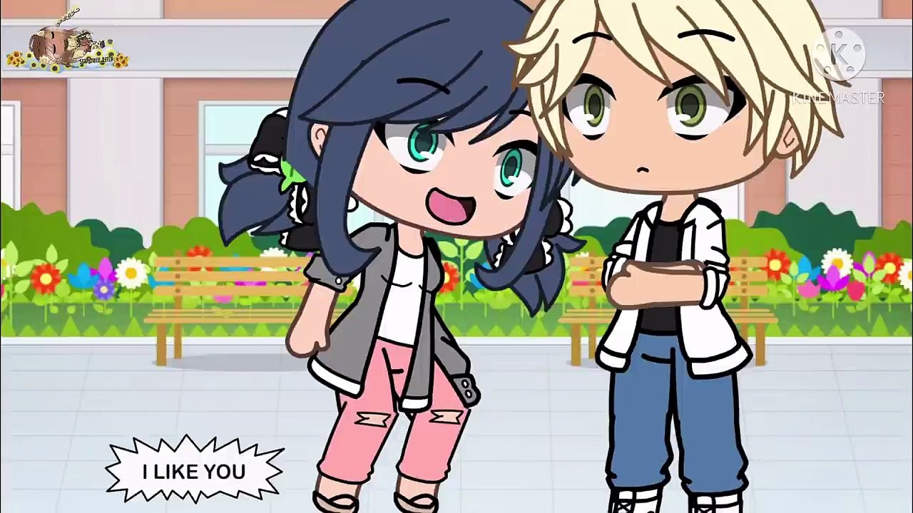 Miraculous LadyBug Chat Noir _ Gacha Life Mini Movie _ • GLMM