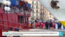 Barco alemán llegó a Sicilia con más de 800 migrantes rescatados a bordo