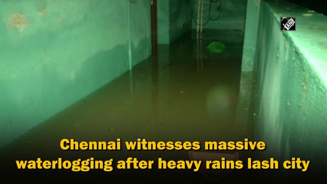 Chennai witnesses massive waterlogging after heavy rains lash city 