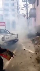 中国福建省、政府が村の家屋取り壊しに部隊を派遣、村民らが多連装ロケット砲で反撃してしまうｗｗｗ　福建莆田东海镇利角村，村民自制卡秋莎攻击强拆部队！