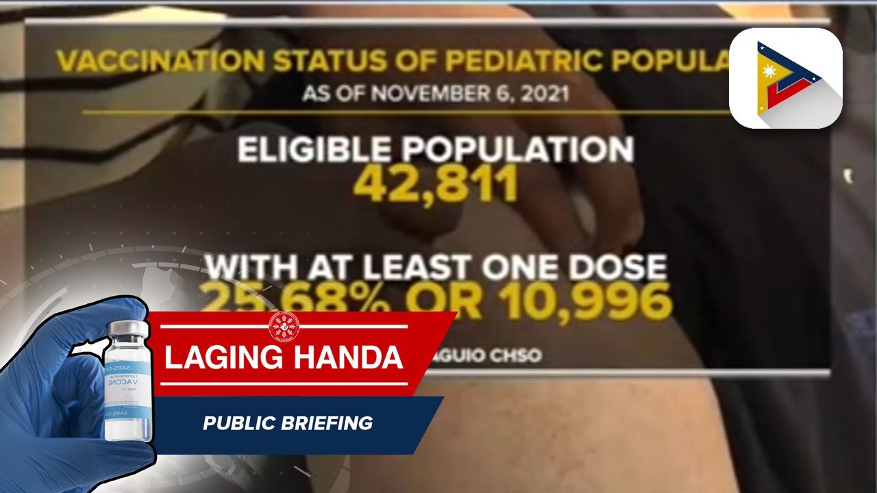 Pagbabakuna sa mga edad 12-17 na walang comorbidity sa Baguio City, umarangkada na