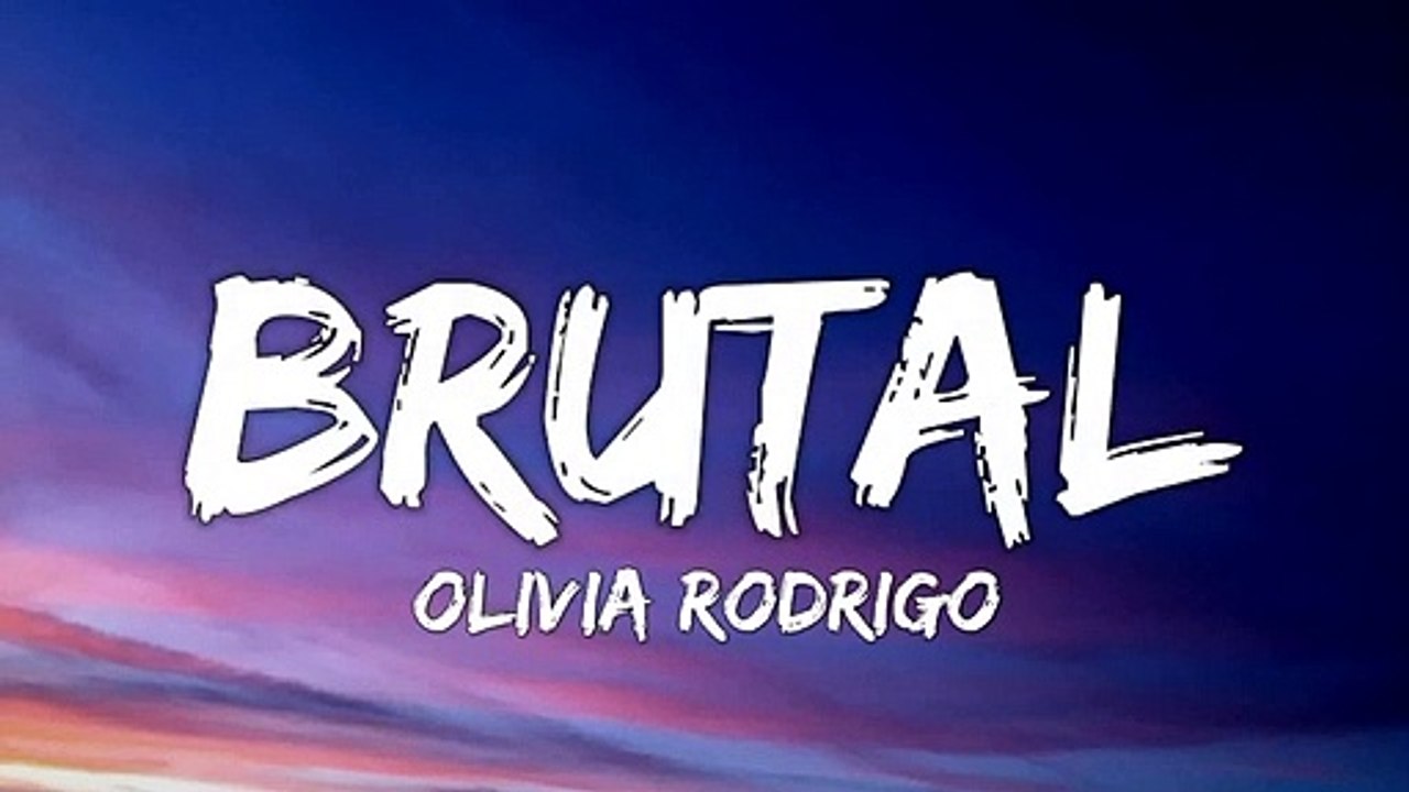 Olivia Rodrigo - brutal (Lyrics)