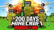I Survived 200 Days in a Minecraft War...