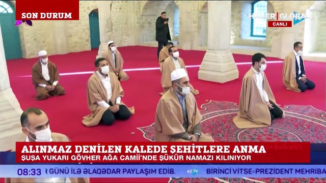 Karabağ Zaferi'nin 1. yıl dönümü dolayısıyla Azerbaycan şehitlerini anıyor