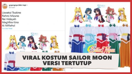 Viral Kostum Sailor Moon Versi Tertutup, Nama Karakter Kombinasi Arab dan Jepang