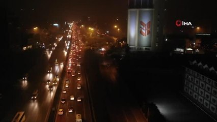 İstanbul'da sis trafiği vurdu, yoğunluk yüzde 45'i gördü