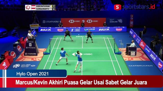 Marcus/Kevin Akhiri Puasa Gelar Usai Sabet Gelar Juara Hylo Open 2021