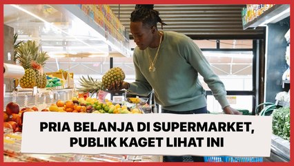 Viral Video Pria Belanja di Supermarket, Pas Dizoom Publik Kaget Lihat Hal Ini di Pundak