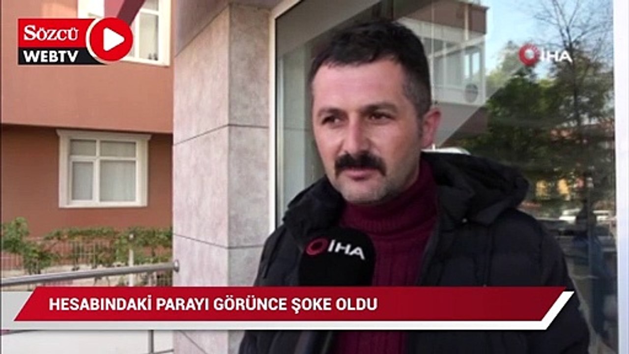 Hesabındaki parayı görünce şoke oldu: Tam 600 b...