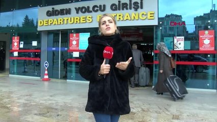 TRABZON'DA UÇUŞLARA RÜZGAR ENGELİ