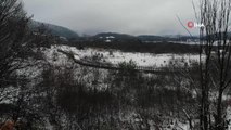 Abant Tabiat Parkı'ndan mest eden kar manzarası