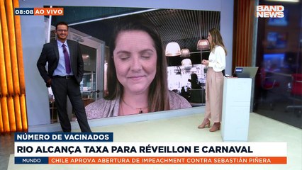 Descargar video: A cidade do Rio alcançou a 1° taxa necessária para a realização do Réveillon e do Carnaval, mas a prefeitura estuda manter obrigatoriedade do uso de máscaras em lugares fechados.Saiba mais em youtube.com.br/bandjornalismo#BandNews20anos