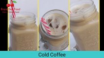 Iced Cold Coffee recipe | Coffee recipes | Cold coffee recipe | How to make iced cold coffee at home by royal desi food