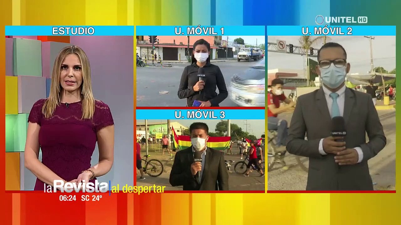 Pocos puntos de bloqueos en Santa Cruz pero la circulación es irregular