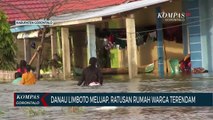Danau Limboto Meluap, Ratusan Rumah Warga Terendam
