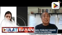 Political analyst: Mayor Sara, posibleng tumakbo sa mas mataas na posisyon sa gobyerno