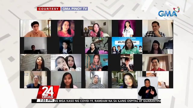 Cast ng I Left My Heart in Sorsogon, naka-bonding ang fans sa online conference ng GMA Pinoy TV | 24 Oras