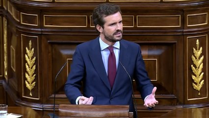 Casado afea a Sánchez que fíe la recuperación a "ser el coche escoba de los radicales"