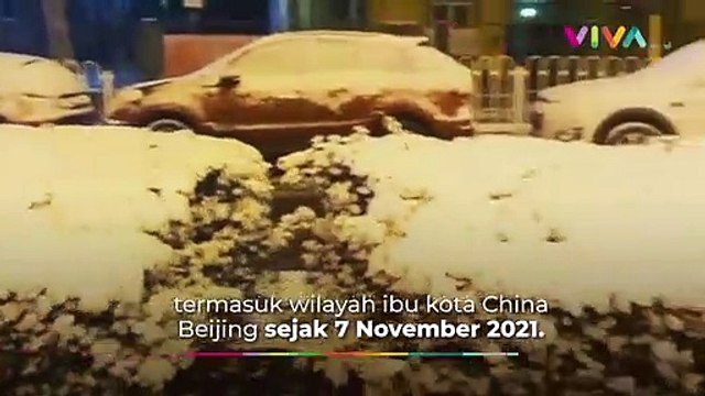 China Membeku, Badai Salju Lumpuhkan Kota Berhari-Hari!