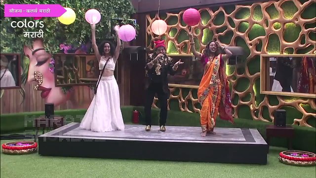 Bigg Boss Marathi S3 _ मल्हार - अंतरा थिरकले कोळी गाण्यावर _ Weekend chi Chavadi _ Colors Marathi