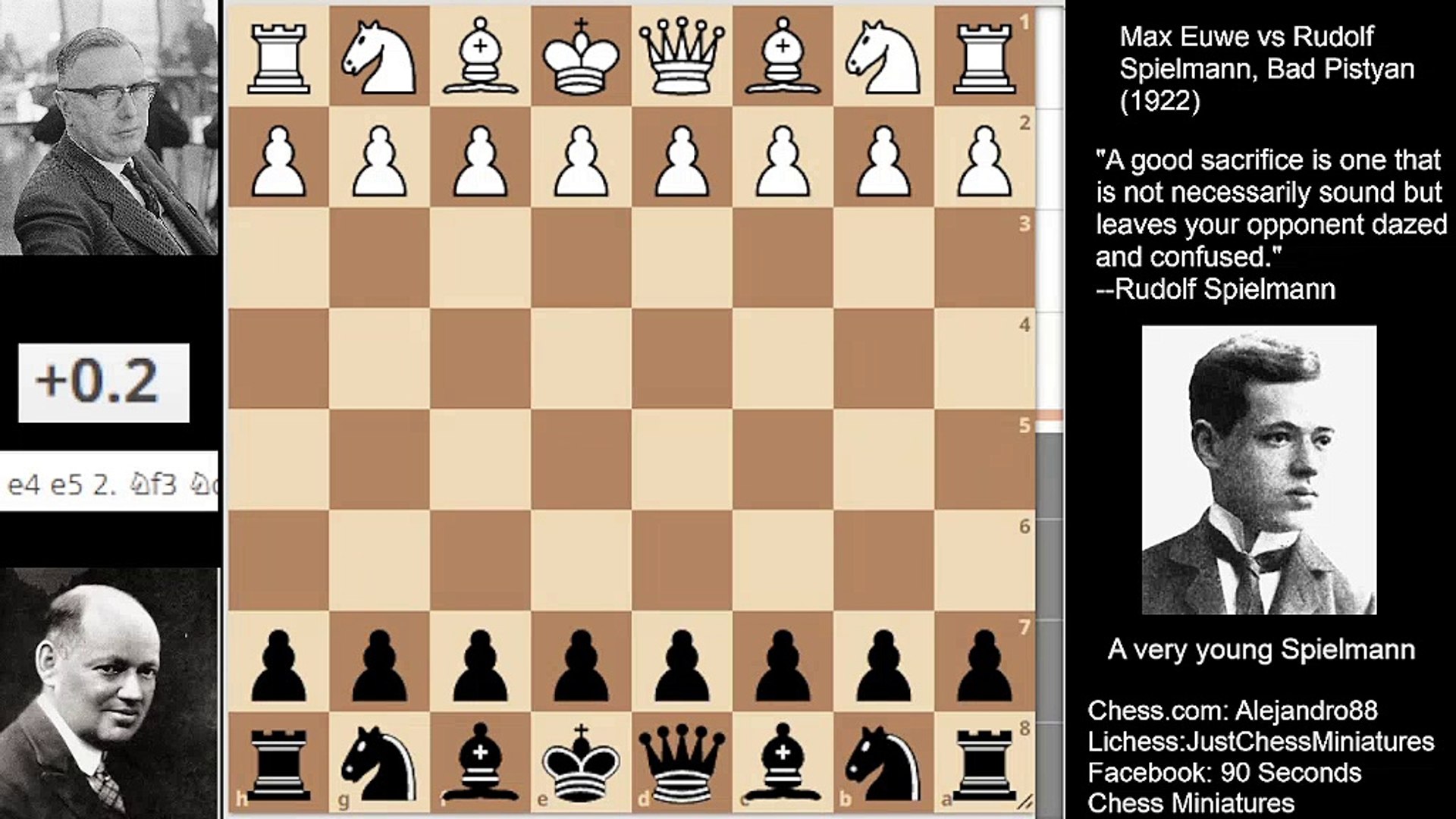 Alekhine's Brilliancy in Chess, Queen Sac