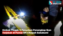 Ombak Tinggi, 5 Penyelam Penangkap Ikan Terjebak di Pantai SM Cikepuh Sukabumi
