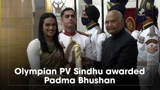 Olympian PV Sindhu awarded Padma Bhushan