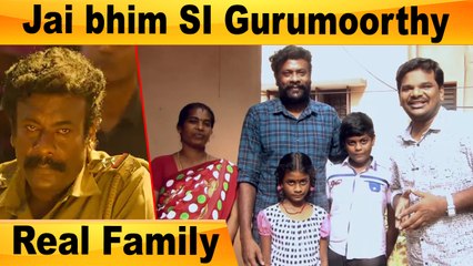 Jai bhim SI Gurumoorthy Real Family