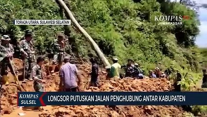 Longsor Putuskan Jalan Penghubung Antar Kabupaten