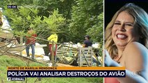 Os destroços do avião em que estava a cantora Marília Mendonça e outras quatro pessoas serão levados para o rio de janeiro, onde serão periciados.