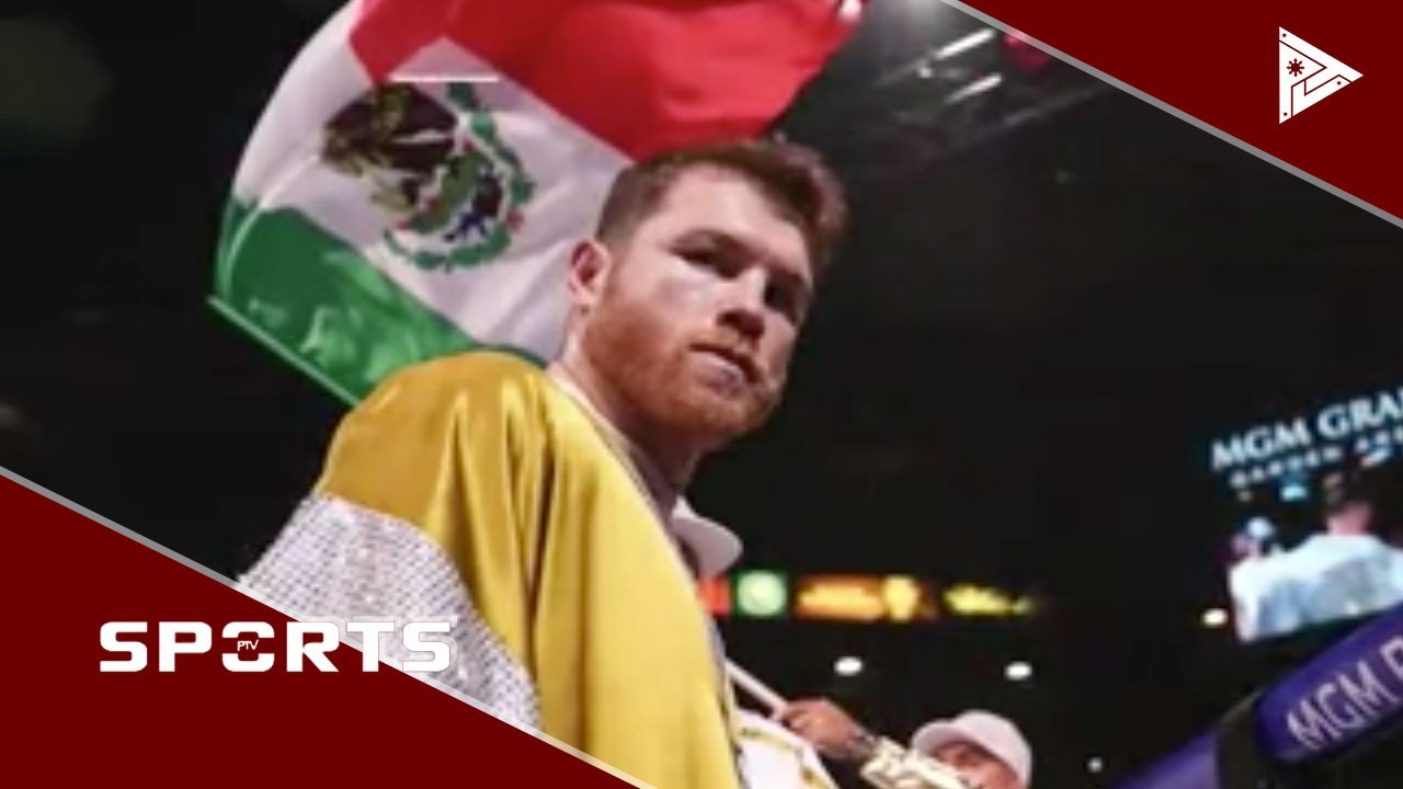 Canelo Alvarez, dinispatsa si Caleb Plant para maging Undisputed Super Middleweight Champion #PTVSports