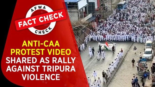 Fact Check: Old video of anti-CAA protest in Kerala passed off as rally against Tripura violence