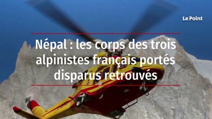 Népal : les dépouilles des alpinistes français disparus retrouvées