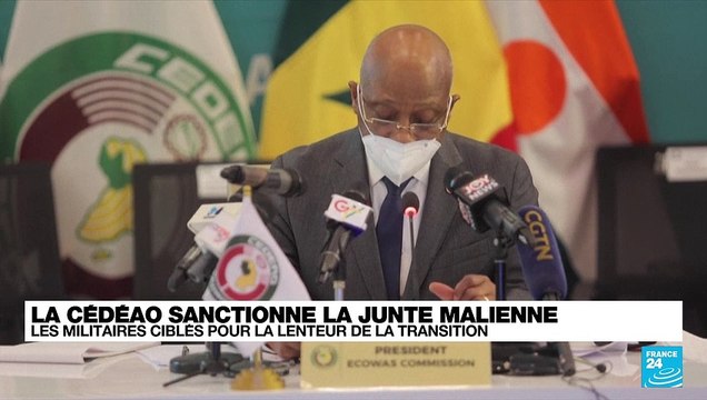 Mali : la Cédéao sanctionne la junte militaire en raison de la lenteur de la transition politique