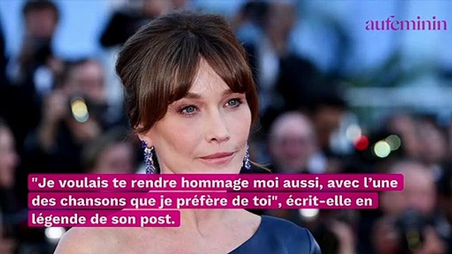 Je dédie cette chanson à toute ta famille , le bel hommage de Carla Bruni à Johnny Hallyday