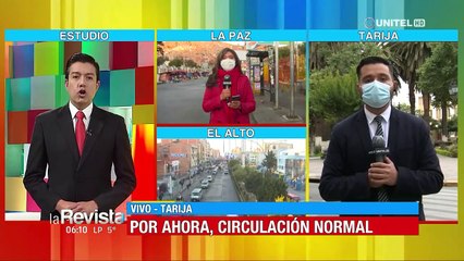 Paro indefinido: en La Paz no se activaron protestas las primeras horas de este lunes