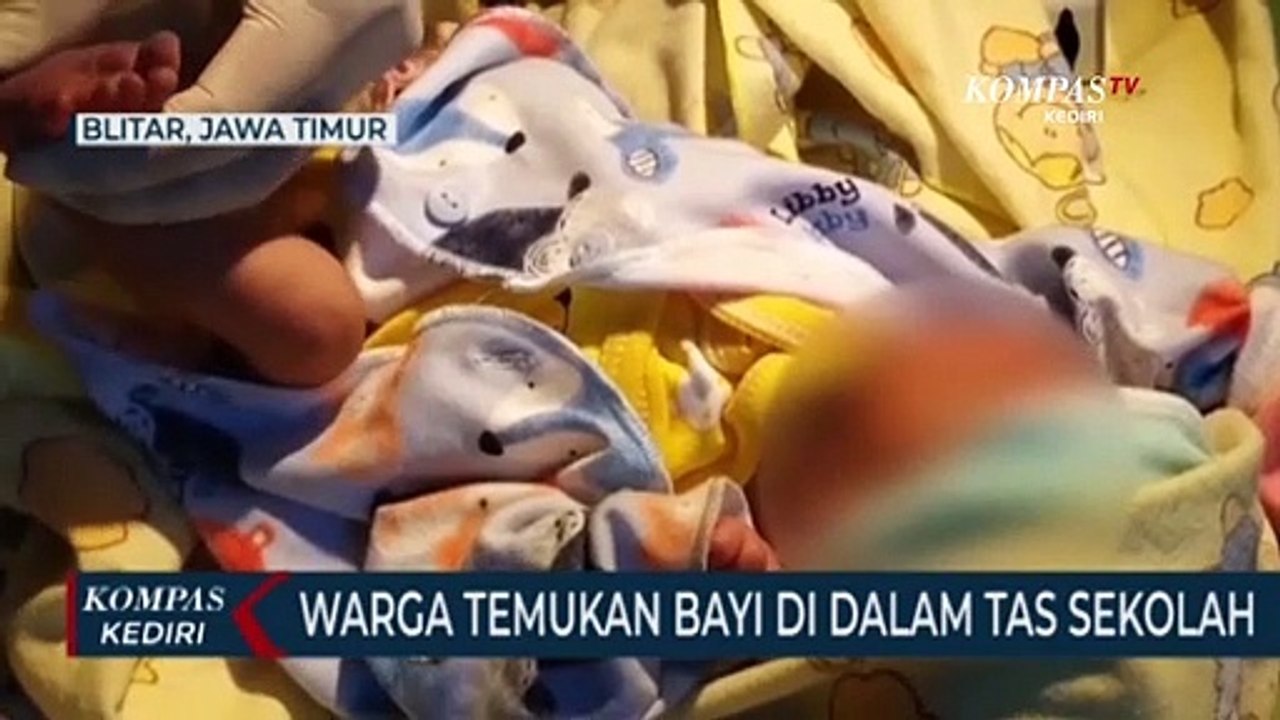 Warga Temukan Bayi Perempuan Yang Baru Dilahirkan Di Dalam Tas Sekolah